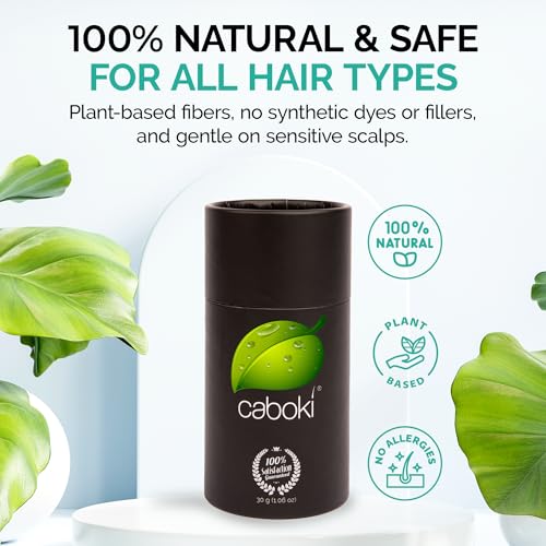 Caboki Hair Fibers Auburn 30g – Plant-Based Thickening Powder