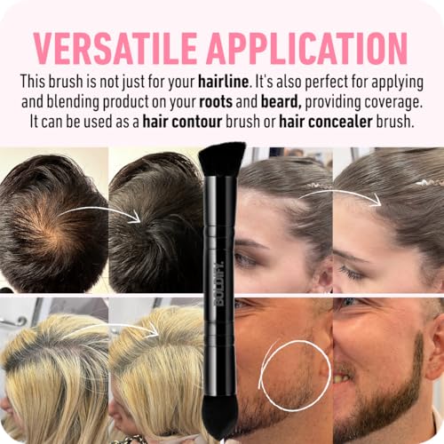 Boldify Hairline Powder Brush – Dual-Ended Root Touch Up