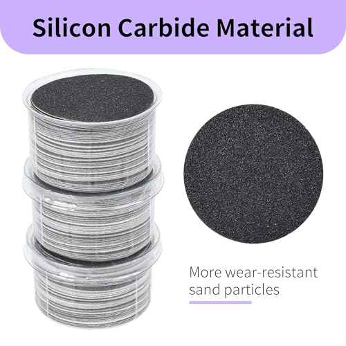 120PCS Fine 180 Grit Replaceable Sandpaper Discs for Electric Foot Callus Removers - 42mm Ultra-Soft Foot File Refills - Gentle Polishing & Baby-Smooth Finish