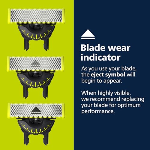 Philips Norelco Genuine OneBlade 360 Blade Replacement Blades New Version, 3 Count, QP430/80 (Replaces version QP230/80)