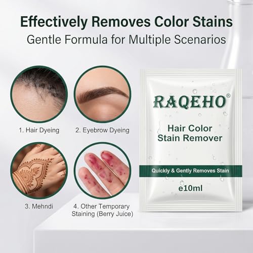 Hair Color Remover 30-Pack | 10ml Stain Remover for Dyed Hair