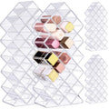 Hoolerry 4 Pack Acrylic Lipstick Holder Organizer 112 Slots Clear Lip Gloss Holder Organizers Stackable Lipsticks Tower Lipstick Case Display Stand Storage Box for Makeup Cosmetic Vanity(Fish Shape)