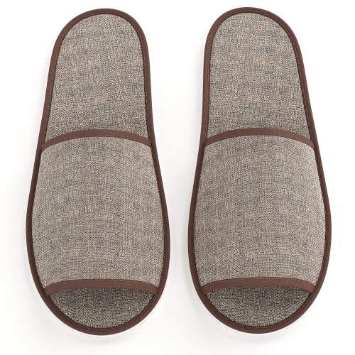 Maeline Spa Slippers, Non Slip Disposable Wholesale Bulk Hotel Slippers for Guests, Multi Color Reusable House Slippers, Indoor, Bathroom, Bedroom, Travel Slippers for Women, Men, Unisex