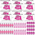 48 Pcs Cheer Gifts Bulk for Team Cheer Gifts Bulk Include 12 Pcs Cheer Makeup Bag 12 Pcs Cheer Lip Balm 12 Pcs Lip Balm Holder 12 Pcs Hair Ropes for Women Cheerleader Teammates