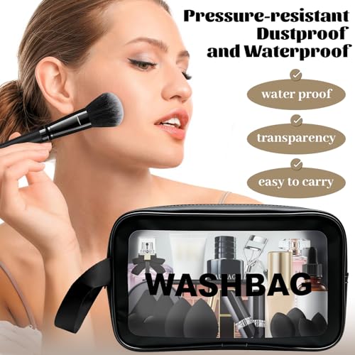 73PCS Makeup Brushes, Makeup Brush Set Professional Makeup Kit Multi-functional Makeup Tool Set with Case Facial Makeup Accessories,Brush Set Eye & Makeup Sponge(Black)
