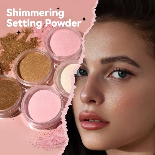 Loose Face Powder Glitter Setting Powder Matte Finish