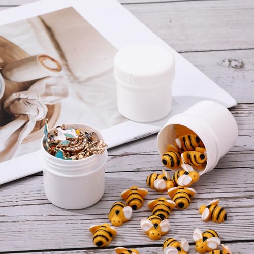 100 Pack 1oz Plastic Jars with Lids - Leak Proof Containers