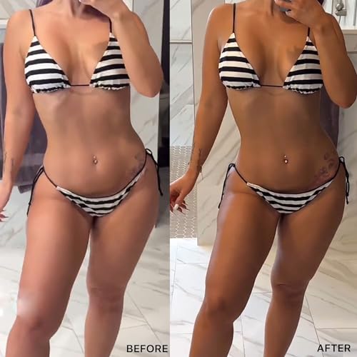Self Tanner and Kabuki Brush - Made with Natural & Organic Ingredients, Moisturizing Self Tanning Lotion with Aloe Vera & Coconut for a Natural Glow, Streak-Free Fake Tan
