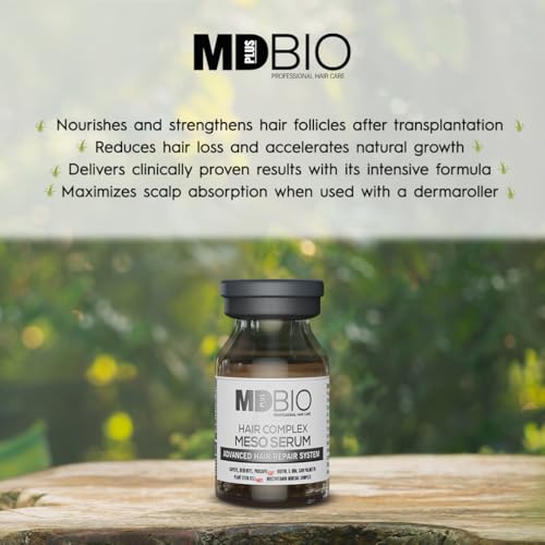 MD PLUS BIO Scalp Care Meso Serum Kit for Thinning Hair - 10 x 6ml