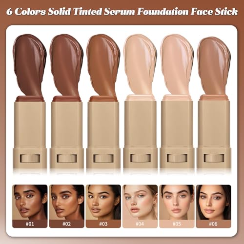 Charm Kiss 3-in-1 Foundation Stick - Tinted Moisturizer & Serum