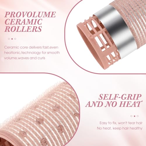Therwen 18 Pc Aluminum Thermal Hair Rollers Set