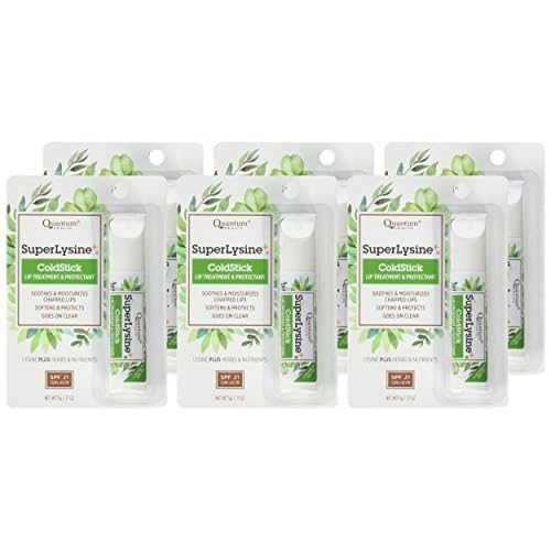 Quantum Research Coldstick,Super Lysine, 0.17 Ounce (Pack of 6)