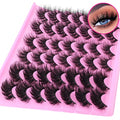 Mink Lashes 21 Pairs 5D Wispy Fluffy False Eyelashes Natural