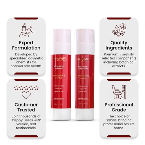 4Hair Cosmetics Sodium-Free Shampoo & Conditioner Set for Dry Hair