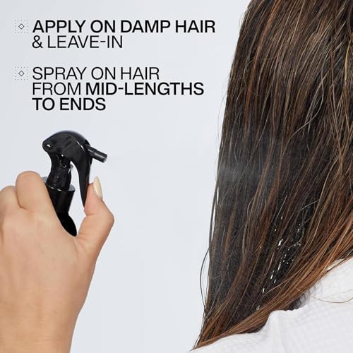 Redken Acidic Color Gloss Heat Protection Leave-In Treatment Spray For Color-Treated Hair - Conditions and Adds Shine, With Heat Protection