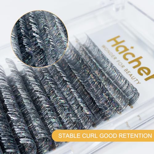 CC Curl Lash Extensions 9-18mm Mixed Holographic Tinsel