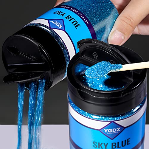 Blue Fine Glitter 140G - Craft & Cosmetic Shaker Jar