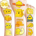 96 Cheese Temporary Tattoos - Party Favors & Decorations