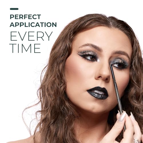 Rose and Ben Beauty E27 Inner Detail Eye Brush | Angled Design for Precise Application | Cruelty-Free Bristles