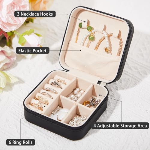 48 Pcs Bridesmaid Proposal Gifts Set, Maid of Honor Gifts Set from Bride, Will You Be My Bridesmaid Gift Box, 24 oz Tumbler Bridal Bachelorette Party Presents for Bridesmaids Wedding (Black)