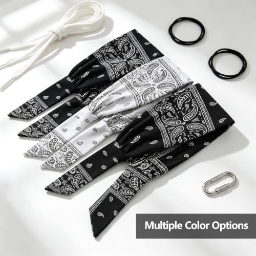 DRESHOW 6-Pack Adjustable Knotted Headbands for Women
