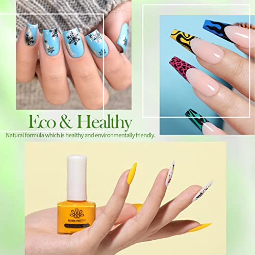 Born Pretty 24-Color Nail Art Stamping Polish Set - Holographic & Chameleon Effect