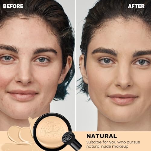 Air Cushion CC Cream Foundation for Women - Full Coverage Concealer