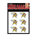 Minnesota Vikings Face Tattoos - 6 Peel & Stick Decals