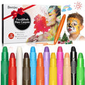 Beesjuy 12 Color Water Based Face Paint Kit for Kids