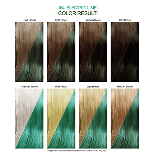 Adore Semi Permanent Hair Dye 164 Electric Lime 4oz