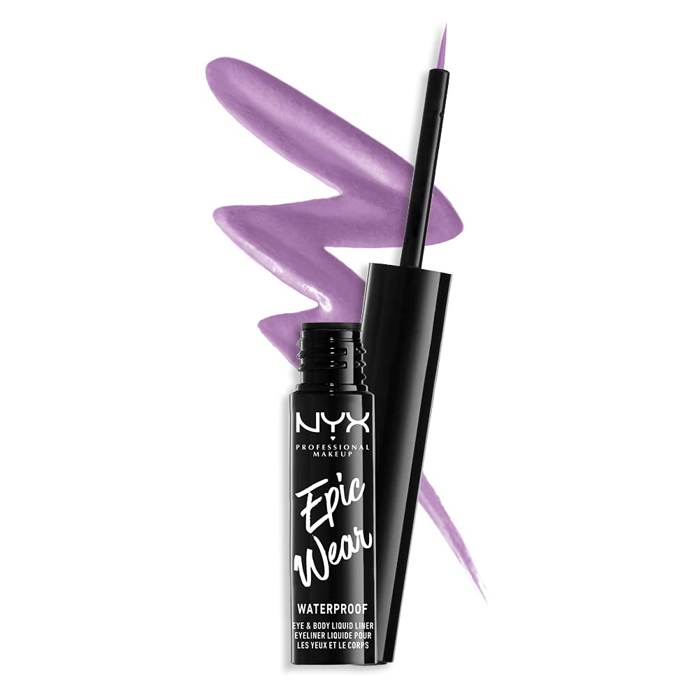 NYX PROFESSIONAL MAKEUP Epic Wear Liquid Liner, Long-Lasting Waterproof Eyeliner - Lilac