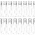 40 Pack Mini Refillable Glass Spray Bottles 10ml - Leak Proof Atomizers for Perfume & Essential Oils