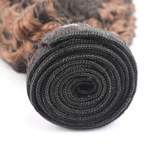 Ombre Curly Human Hair Bundles 1B/30 - 20, 22, 24 Inch