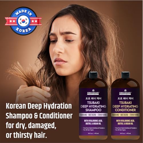 Tsubaki Deep Hydrating Shampoo & Conditioner Set, 16 fl oz