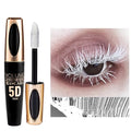 5D Silk Fiber Mascara White Waterproof Voluminous Lash