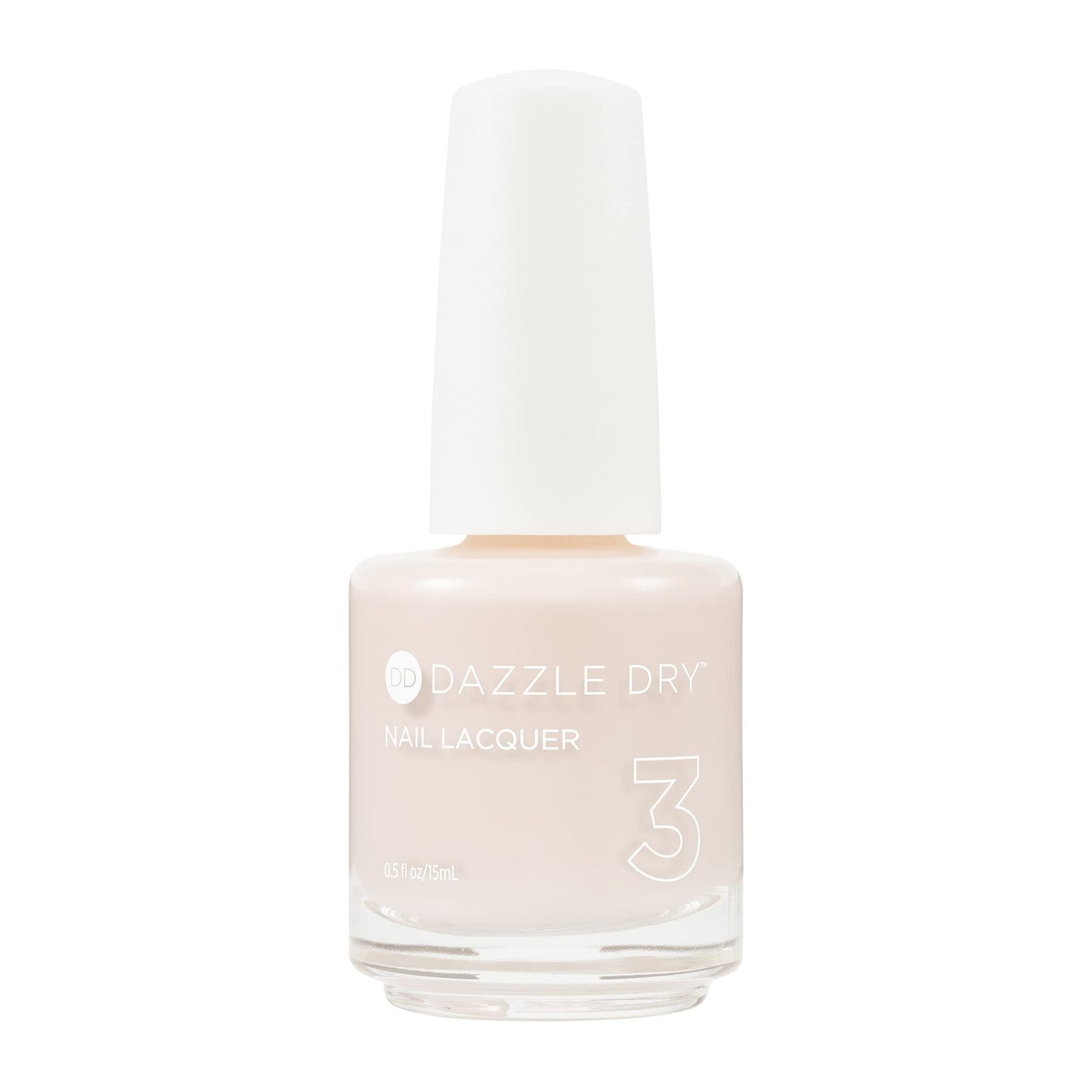 Dazzle Dry Nail Lacquer (Step 3) - Rose Quartz - A light peach blossom semi-sheer with pink blush. (0.5 fl oz)