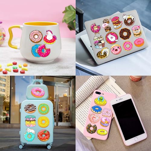 96 Donut Temporary Tattoos for Kids Birthday Party Favors