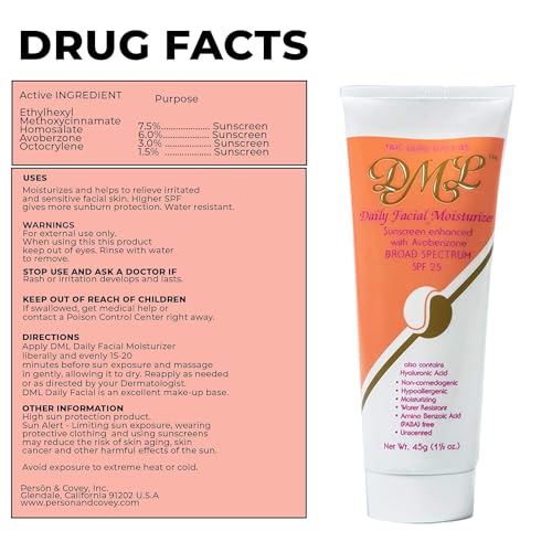 DML Daily Facial Moisturizer, SPF 25-1.5 oz