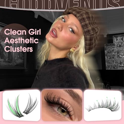 Goddvenus Wispy CC Curl Lash Clusters - DIY Eyelash Extensions