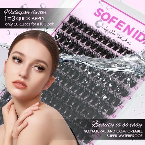 80D Lash Clusters Kit 10-18mm Volume Eyelash Extensions