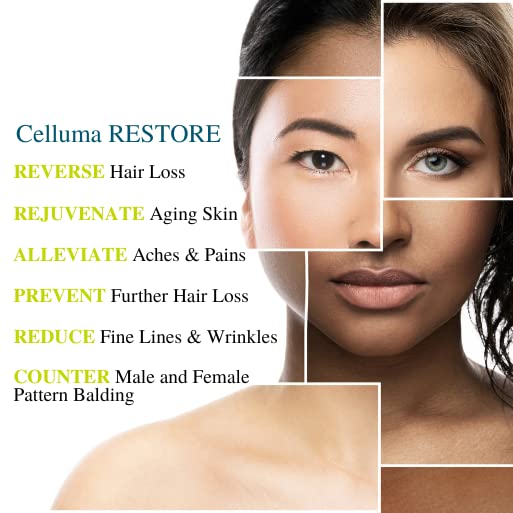 Celluma Restore | The Ultimate Red Light Therapy Device with FDA-Cleared Hair Regrowth, Anti-Aging, and Pain Relief Settings