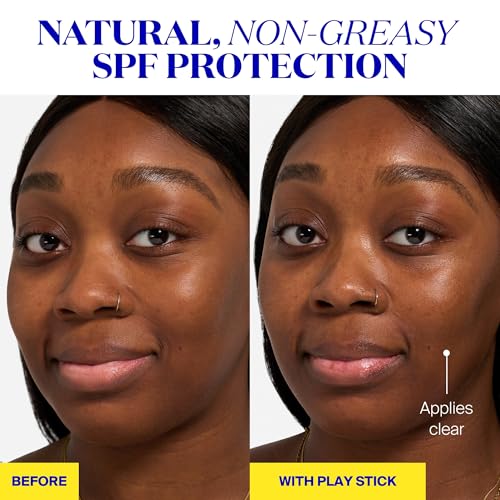Supergoop! PLAY Everyday Sunscreen Stick SPF 50 - Lightweight, Non-Greasy Formula - Natural Finish - Fragrance Free - Water & Sweat Resistant - All Skin Types - 1.4 fl oz