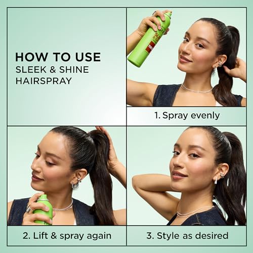 Garnier Fructis Sleek & Shine Anti-Humidity Hairspray 8.25 oz - Bamboo Variant