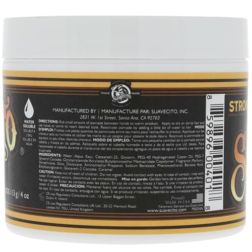 Suavecito Matte (No Shine) Formula - Medium Hold Hair Pomade For Men - Matte Hair Paste For Natural Texture Hairstyles