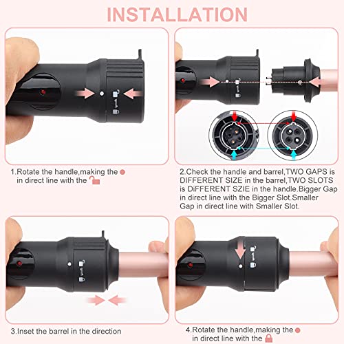 EMOCCI PRO 5-in-1 Curling Iron Set with Interchangeable Barrels