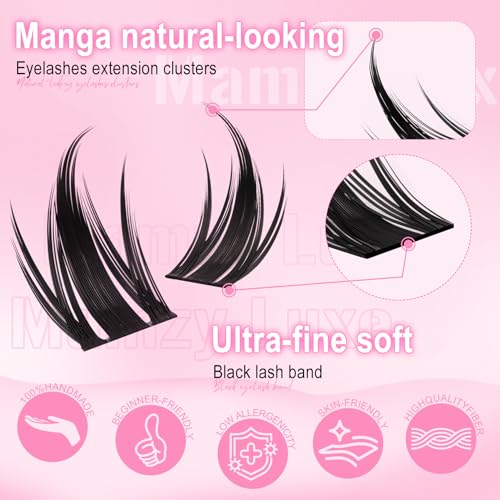 Manga Lash Clusters 10-16MM Wispy CC Curl Eyelash Extensions