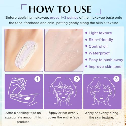 3-in-1 Color Correcting Face Primer SPF 50 PA+++ (2 Pack)