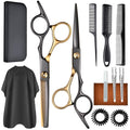 13-Piece Professional Hair Cutting Scissors Kit, Stainless Steel