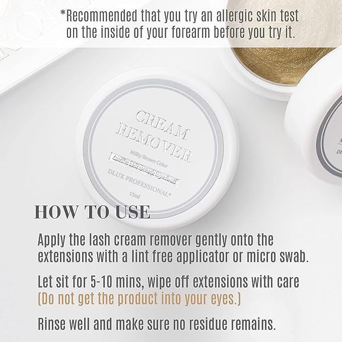 Lash Extension Glue Remover Cream 15ml | DLUX Professional