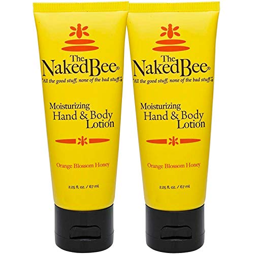 The Naked Bee Orange Blossom Honey Hand and Body Lotion, 2.25 Oz - 2 Pack